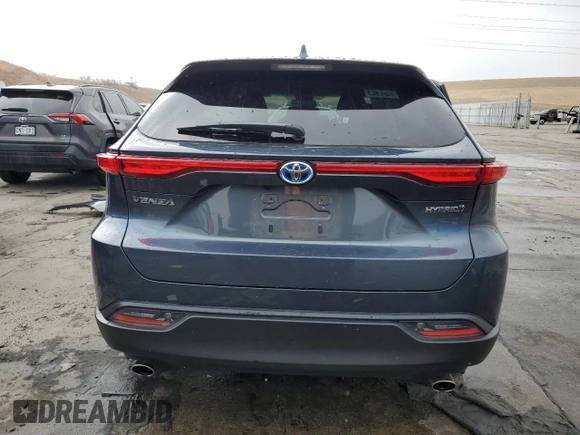 2022 Toyota Venza LE with VIN JTEAAAAH0NJ088976, listed as a Copart auction lot 46209674 with 92,306 mi miles and Salvage Title. Bid and sale history available at carsss.com. Image 6.