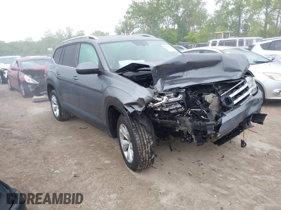 2018 Volkswagen Atlas SE z VIN 1V2KR2CAXJC517240, wystawiony jako IAAI lot #42361370 z przebiegiem 129 546 mil mil oraz . Historia ofert i sprzedaży dostępna na DreamBid. Obrazek 1.