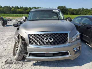 2015 Infiniti QX80 with VIN JN8AZ2NF8F9570145, listed as a Copart auction lot 66379274 with 126,314 mi miles and Salvage Title. Bid and sale history available at carsss.com. Image 5.