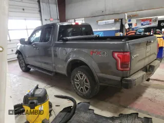 2015 Ford F-150 XLT with VIN 1FTEX1EP5FFC13030, listed as a Copart auction lot 46845495 with 177,880 mi miles and Salvage Title. Bid and sale history available at carsss.com. Image 2.
