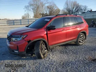 2023 Honda Passport Elite with VIN 5FNYF8H02PB014854, listed as a Copart auction lot 88744605 with 18,217 mi miles and Salvage Title. Bid and sale history available at carsss.com. Image 1.