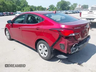 2016 Hyundai Elantra SE with VIN 5NPDH4AE9GH711804, listed as a IAAI auction lot 42451824 with 124,650 mi miles and . Bid and sale history available at DreamBid. Image 3.