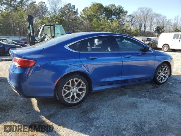 2016 Chrysler 200 C with VIN 1C3CCCEG3GN110490, listed as a Copart auction lot 45888225 with 109,790 mi miles and Clean Title. Bid and sale history available at carsss.com. Image 3.