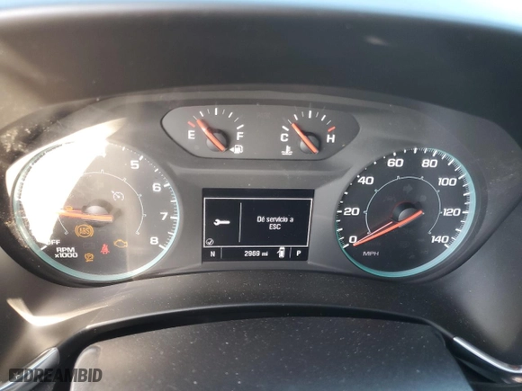 2024 Chevrolet Equinox LS with VIN 3GNAXHEG8RL311137, listed as a Copart auction lot 50242835 with 2,969 mi miles and Salvage Title. Bid and sale history available at carsss.com. Image 9.