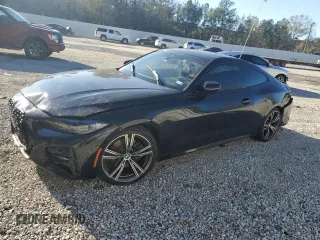 2022 BMW 4 Series 430i with VIN WBA53AP00NCJ31585, listed as a Copart auction lot 87283084 with 32,464 mi miles and Salvage Title. Bid and sale history available at carsss.com. Image 1.