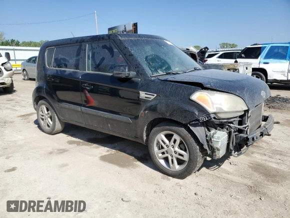 2011 Kia Soul + with VIN KNDJT2A2XB7219419, listed as a Copart auction lot 53239315 with 0 mi miles and Salvage Title. Bid and sale history available at carsss.com. Image 4.