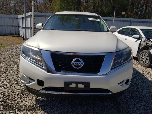 2014 Nissan Pathfinder Platinum with VIN 5N1AR2MM7EC703518, listed as a Copart auction lot 54500885 with 81,229 mi miles and Clean Title. Bid and sale history available at carsss.com. Image 5.