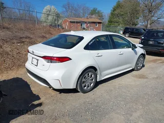 2020 Toyota Corolla LE with VIN JTDEPRAE8LJ103827, listed as a IAAI auction lot 41878687 with 92,584 mi miles and . Bid and sale history available at DreamBid. Image 4.