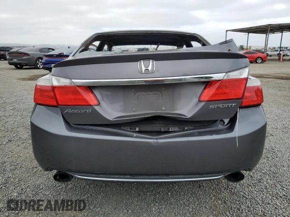 2015 Honda Accord Sport with VIN 1HGCR2F5XFA064486, listed as a Copart auction lot 54160845 with Not Provided miles and Non Repairable. Bid and sale history available at DreamBid. Image 6.