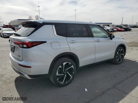 2023 Mitsubishi Outlander SE with VIN JA4J3UA88PZ030922, listed as a Copart auction lot 46512755 with 48,396 mi miles and Salvage Title. Bid and sale history available at carsss.com. Image 3.