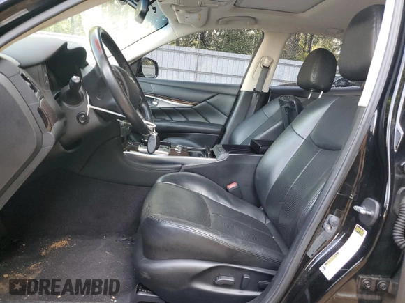 2015 Infiniti Q70 with VIN JN1BY1AP6FM540346, listed as a Copart auction lot 56942445 with 96,962 mi miles and Salvage title. Bid and sale history available at DreamBid. Image 7.