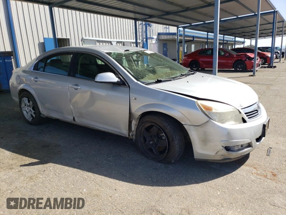 2009 Saturn Aura XE with VIN 1G8ZS57B99F182341, listed as a Copart auction lot 51258495 with 117,670 mi miles and Salvage Title. Bid and sale history available at DreamBid. Image 4.