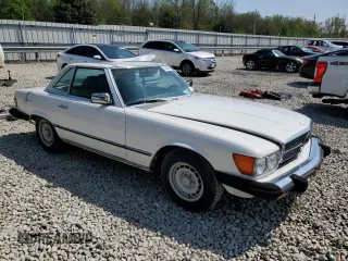 1984 Mercedes-Benz 380 SL with VIN WDBBA45A6EA014516, listed as a Copart auction lot 51345915 with 96,988 mi miles and Clean Title. Bid and sale history available at carsss.com. Image 4.