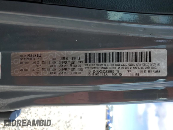 2019 Jeep Wrangler Unlimited Sport with VIN 1C4HJXDG6KW690966, listed as a Copart auction lot 62450355 with 55,576 mi miles and Salvage title. Bid and sale history available at DreamBid. Image 12.