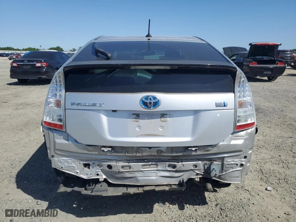 2010 Toyota Prius II with VIN JTDKN3DU6A0138264, listed as a Copart auction lot 52394705 with 259,725 mi miles and Salvage Title. Bid and sale history available at carsss.com. Image 6.