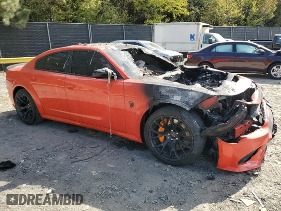 2023 Dodge Charger SRT Hellcat Widebody Jailbreak with VIN 2C3CDXL93PH503195, listed as a Copart auction lot 75917294 with Not Provided miles and Salvage Title. Bid and sale history available at carsss.com. Image 4.