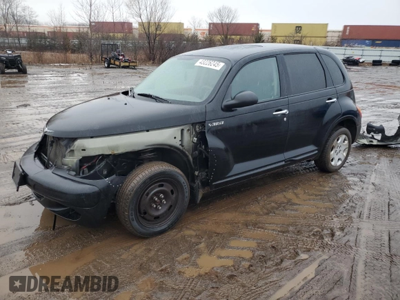 2005 Chrysler PT Cruiser Touring with VIN 3C8FY58BX5T556072, listed as a Copart auction lot 43226245 with 126,418 mi miles and Salvage Title. Bid and sale history available at carsss.com. Image 1.