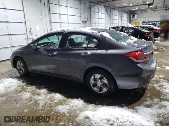 2014 Honda Civic LX z VIN 19XFB2F51EE219843, wystawiony jako Copart lot #83315574 z przebiegiem 162 139 mil mil oraz Czysty tytuł • Clean title. Historia ofert i sprzedaży dostępna na DreamBid. Obrazek 2.