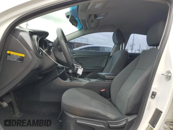 2015 Kia Optima LX with VIN KNAGM4A70F5631684, listed as a Copart auction lot 55786925 with 129,208 mi miles and Salvage Title. Bid and sale history available at DreamBid. Image 7.