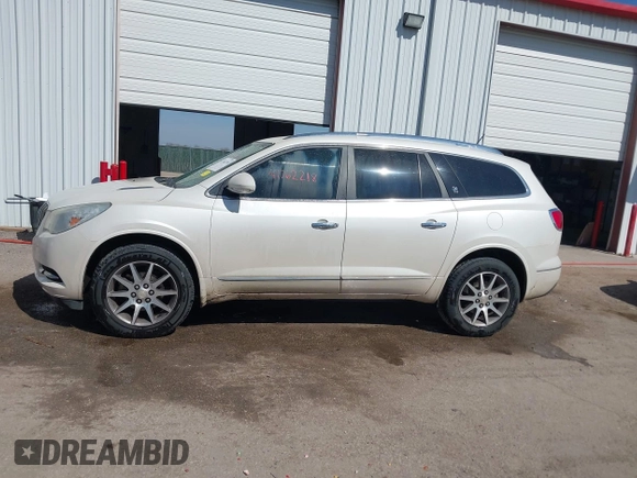 2014 Buick Enclave Leather with VIN 5GAKRBKD9EJ183170, listed as a IAAI auction lot 41762218 with 352,360 mi miles and . Bid and sale history available at DreamBid. Image 14.