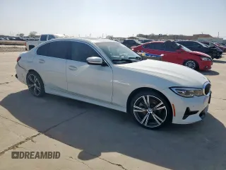 2022 BMW 3 Series 330i with VIN 3MW5R1J04N8C71010, listed as a Copart auction lot 49645655 with 0 mi miles and Salvage Title. Bid and sale history available at carsss.com. Image 4.