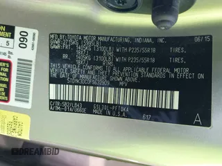 2015 Toyota Sienna XLE with VIN 5TDYK3DC0FS632909, listed as a IAAI auction lot 42012143 with 97,084 mi miles and . Bid and sale history available at DreamBid. Image 9.