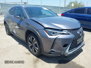 2020 Lexus UX 250h with VIN JTHP9JBH9L2020588, listed as a IAAI auction lot 42543365 with 61,792 mi miles and . Bid and sale history available at DreamBid. Image 1.