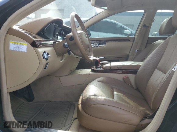 2007 Mercedes-Benz S 550 with VIN WDDNG71XX7A103152, listed as a Copart auction lot 60936705 with 106,127 mi miles and Salvage title. Bid and sale history available at DreamBid. Image 7.