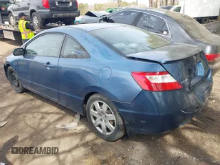2008 Honda Civic Cpe LX with VIN 2HGFG126X8H551932, listed as a IAAI auction lot 42123060 with 114,479 mi miles. Bid and sale history available at carsss.com. Image 3.