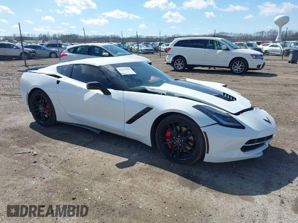 2015 Chevrolet Corvette Z51 3LT z VIN 1G1YM2D74F5103775, wystawiony jako IAAI lot #41810409 z przebiegiem 29 000 mil mil oraz . Historia ofert i sprzedaży dostępna na DreamBid. Obrazek 1.