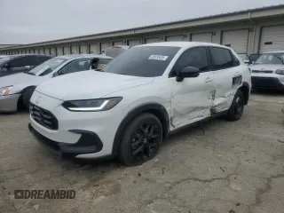 2024 Honda HR-V Sport with VIN 3CZRZ2H57RM746426, listed as a Copart auction lot 43810435 with 9,857 mi miles and Salvage Title. Bid and sale history available at carsss.com. Image 1.
