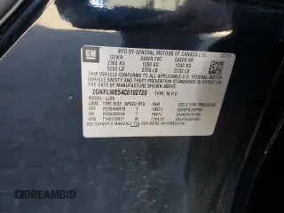 2012 GMC Terrain SLT-2 with VIN 2GKFLWE54C6102720, listed as a Copart auction lot 48235565 with 164,788 mi miles and Salvage title. Bid and sale history available at DreamBid. Image 15.