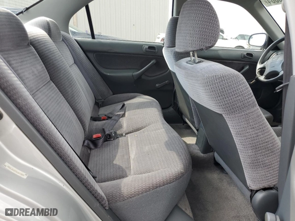 1999 Honda Civic DX with VIN 1HGEJ662XXL027828, listed as a Copart auction lot 72623664 with 133,302 mi miles and Salvage Title. Bid and sale history available at carsss.com. Image 10.
