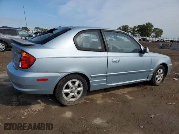 2005 Hyundai Accent GLS with VIN KMHCG35CX5U335873, listed as a Copart auction lot 74374674 with 91,381 mi miles and Clean Title. Bid and sale history available at carsss.com. Image 3.