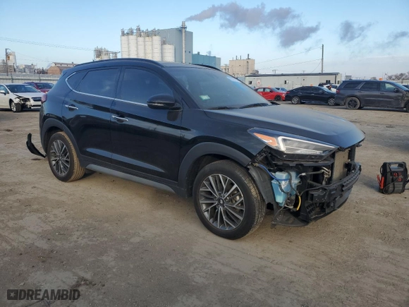 2021 Hyundai Tucson Limited with VIN KM8J3CAL7MU344120, listed as a Copart auction lot 82693124 with 30,686 mi miles and Salvage Title. Bid and sale history available at carsss.com. Image 4.