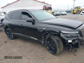 2024 Genesis GV80 z VIN KMUHCESC2RU173018, wystawiony jako IAAI lot #41951347 z przebiegiem 37 671 mil mil oraz . Historia ofert i sprzedaży dostępna na DreamBid. Obrazek 1.