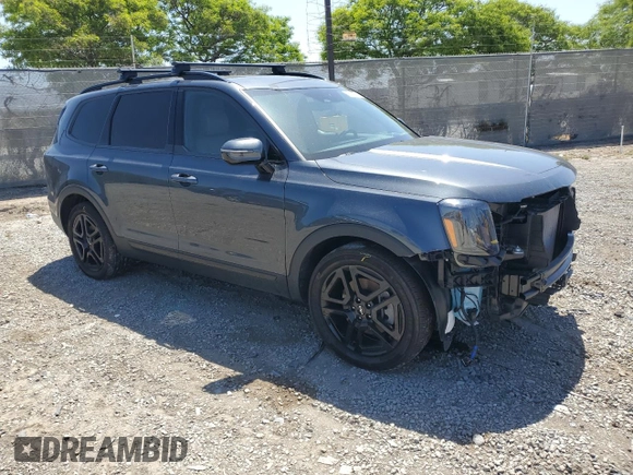 2024 Kia Telluride SX Prestige X-Line с VIN 5XYP5DGC9RG437414, выставлен на аукционе Copart как лот 56765505 с пробегом 16 557 миль миль и Списание • Salvage title. История ставок и продаж доступна на DreamBid. Изображение 4.