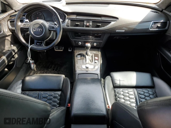 2016 Audi RS 7 Prestige z VIN WUAW2AFC4GN901965, wystawiony jako Copart lot #70838624 z przebiegiem Nie podano mil oraz Szkoda całkowita • Salvage title. Historia ofert i sprzedaży dostępna na DreamBid. Obrazek 8.