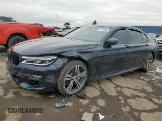 2017 BMW 7 Series ALPINA B7 xDrive with VIN WBA7F2C58HG421318, listed as a Copart auction lot 83636614 with 0 mi miles and Salvage Title. Bid and sale history available at carsss.com. Image 1.