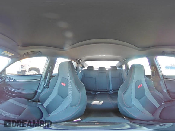 2018 Honda Civic Si with VIN 2HGFC1E57JH704397, listed as a Copart auction lot 51868535 with 44,620 mi miles and Salvage Title. Bid and sale history available at DreamBid. Image 12.