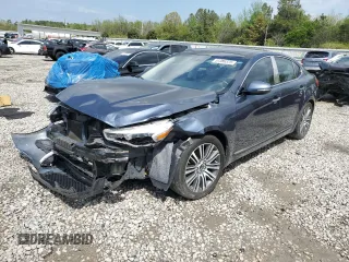 2015 Kia Cadenza Premium with VIN KNALN4D70F5176116, listed as a Copart auction lot 51386325 with 107,644 mi miles and Salvage Title. Bid and sale history available at carsss.com. Image 1.