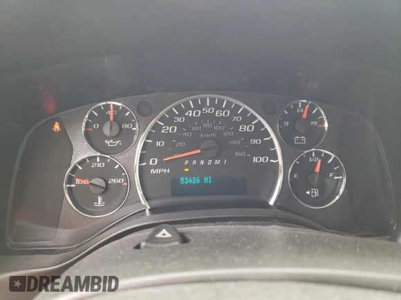 2017 GMC Savana Cargo Van with VIN 1GTW7AFF7H1906806, listed as a Copart auction lot 81203694 with 53,426 mi miles and Salvage Title. Bid and sale history available at carsss.com. Image 9.