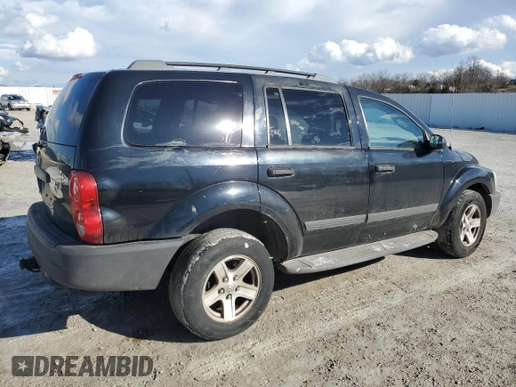 2006 Dodge Durango SXT with VIN 1D4HD38K36F114467, listed as a Copart auction lot 43399475 with 245,547 mi miles and Salvage title. Bid and sale history available at DreamBid. Image 3.
