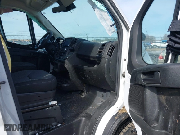 2023 Ram ProMaster Cargo with VIN 3C6LRVDG9PE567047, listed as a IAAI auction lot 41748863 with 186,717 mi miles. Bid and sale history available at carsss.com. Image 5.