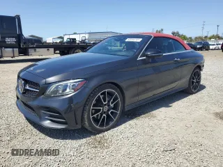 2021 Mercedes-Benz C 300 with VIN W1KWK8DB6MG101030, listed as a Copart auction lot 52044745 with 46,889 mi miles and Salvage title. Bid and sale history available at DreamBid. Image 1.