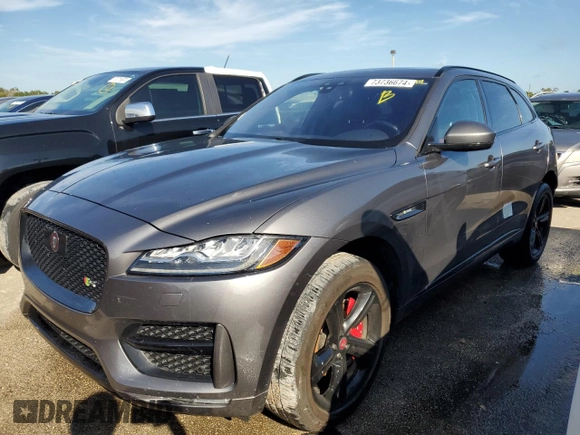 2019 Jaguar F-Pace 25t R-Sport with VIN SADCL2FX2KA361879, listed as a Copart auction lot 73736674 with Not Provided miles and Non Repairable. Bid and sale history available at DreamBid. Image 1.