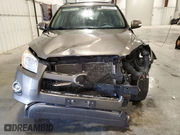 2012 Toyota RAV4 Limited with VIN 2T3DK4DV1CW087481, listed as a Copart auction lot 61366225 with 138,385 mi miles and Salvage title. Bid and sale history available at DreamBid. Image 5.