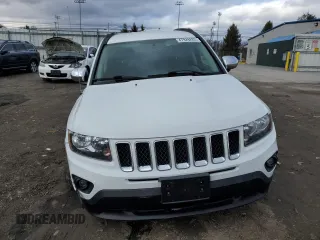 2017 Jeep Compass Sport with VIN 1C4NJCBA4HD130331, listed as a Copart auction lot 47929225 with 97,526 mi miles and Salvage Title. Bid and sale history available at carsss.com. Image 5.