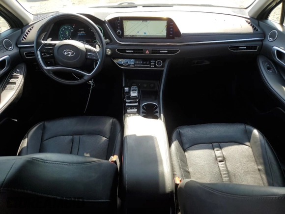 2020 Hyundai Sonata Hybrid Limited with VIN KMHL54JJ0LA012530, listed as a Copart auction lot 53171094 with 93,588 mi miles and Salvage Title. Bid and sale history available at carsss.com. Image 8.