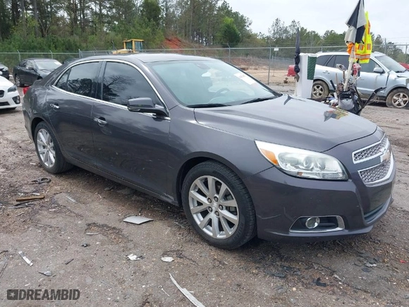 2013 Chevrolet Malibu LTZ with VIN 1G11H5SA5DF267940, listed as a IAAI auction lot 41854067 with 159,946 mi miles. Bid and sale history available at carsss.com. Image 1.